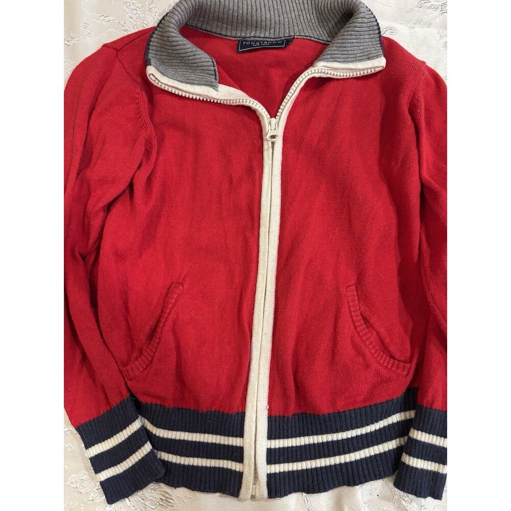 Toobydoo New York Zip Up Cardigan Sweater 4T 93% Cotton 7% Cashmere